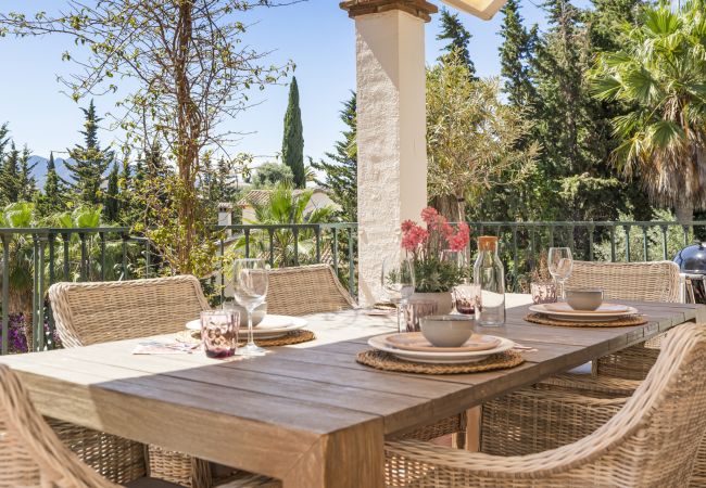 Apartamento en Mijas - Golf Penthouse with private terrace, bbq and pools
